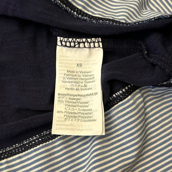 J. CREW Mercantile Striped Hem Tee - Picture 6 of 10